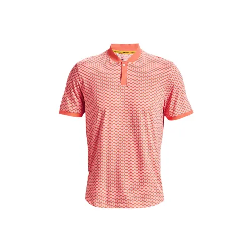 Under Armour Polo Shirts Men Pink