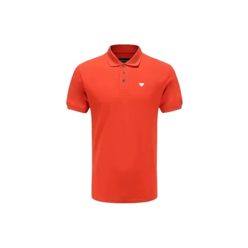 Emporio Armani Logo Detailed Short-Sleeved Polo Shirt