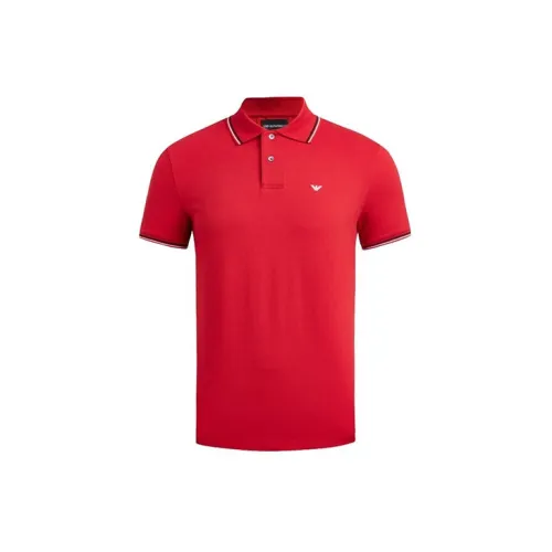 EMPORIO ARMANI Polo Shirts Men Red