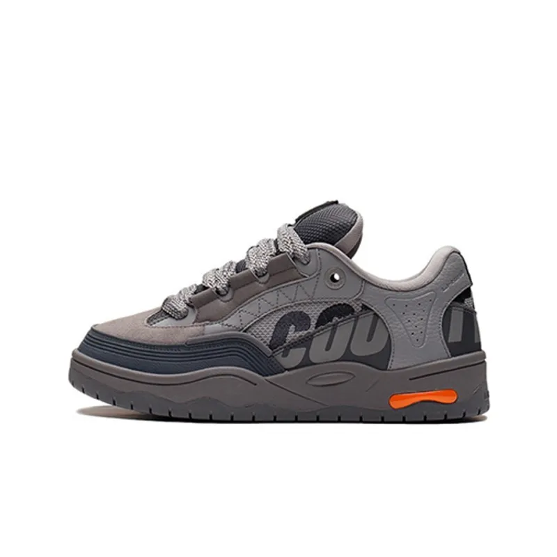 LiNing CF Tracing Cushioning Low Top Sports Casual Shoes Men's Gray-0