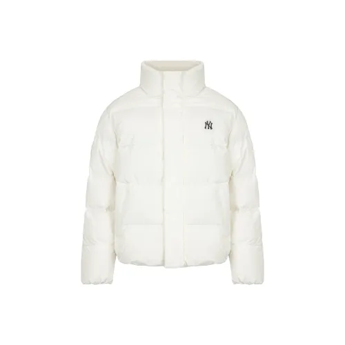 MLB Base Logo Down Jackets Unisex White