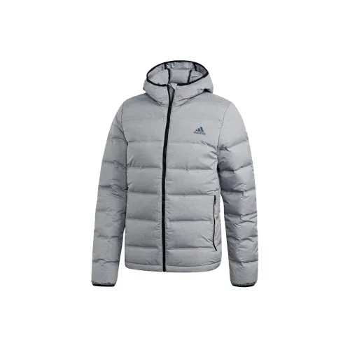 Adidas Down Jackets Men Medium Heather Gray