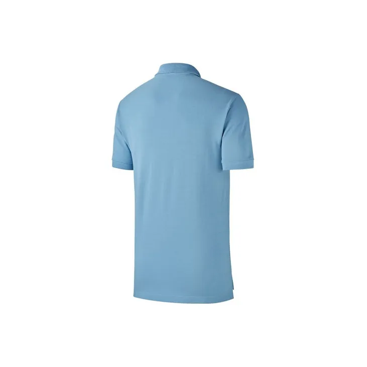 Nike Polo Shirts Men Cerulean/White-1