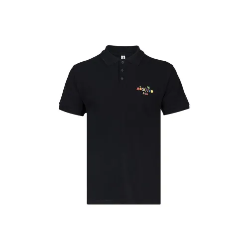 MOSCHINO Polo Shirts Men Black