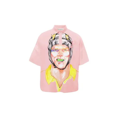 JW Anderson Polo Shirts Men Pink