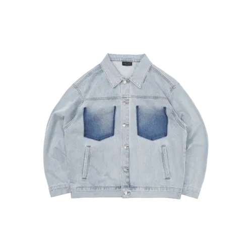 THE WIZ Denim Jackets Unisex Light Blue