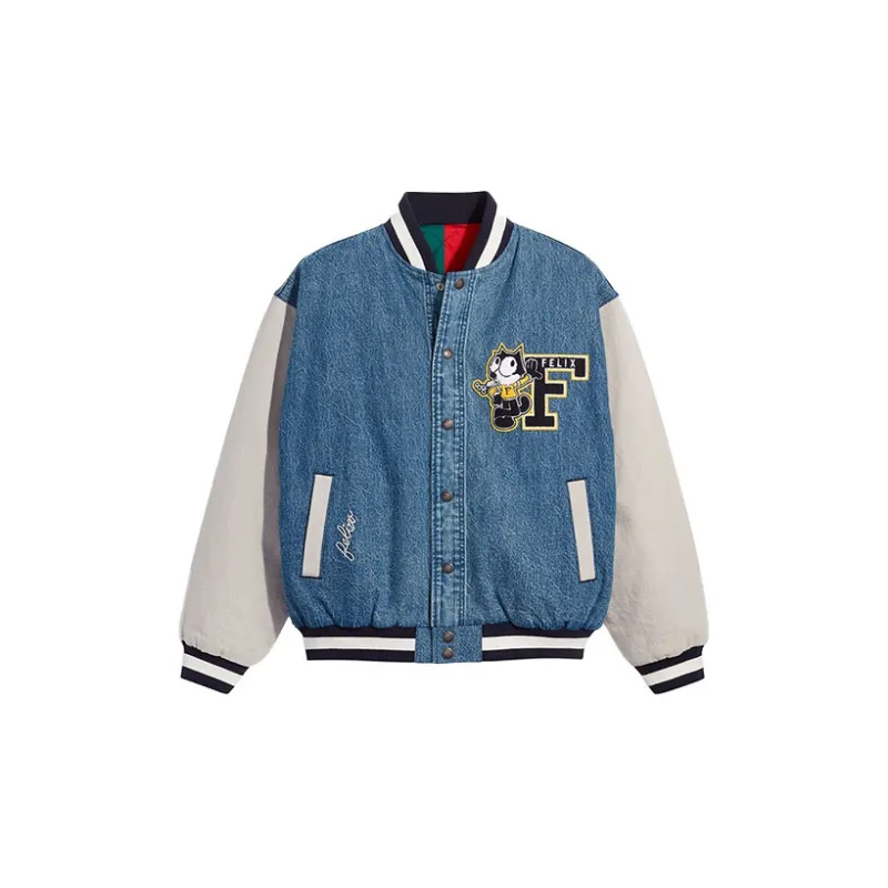 Levis Denim Jackets Men Blue-1