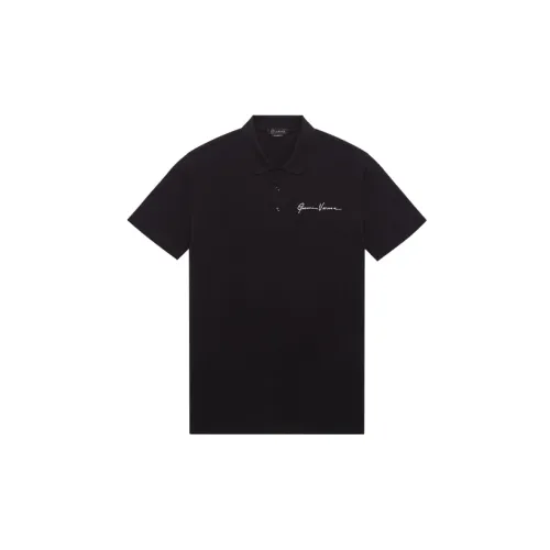 VERSACE Polo Shirts Men Black