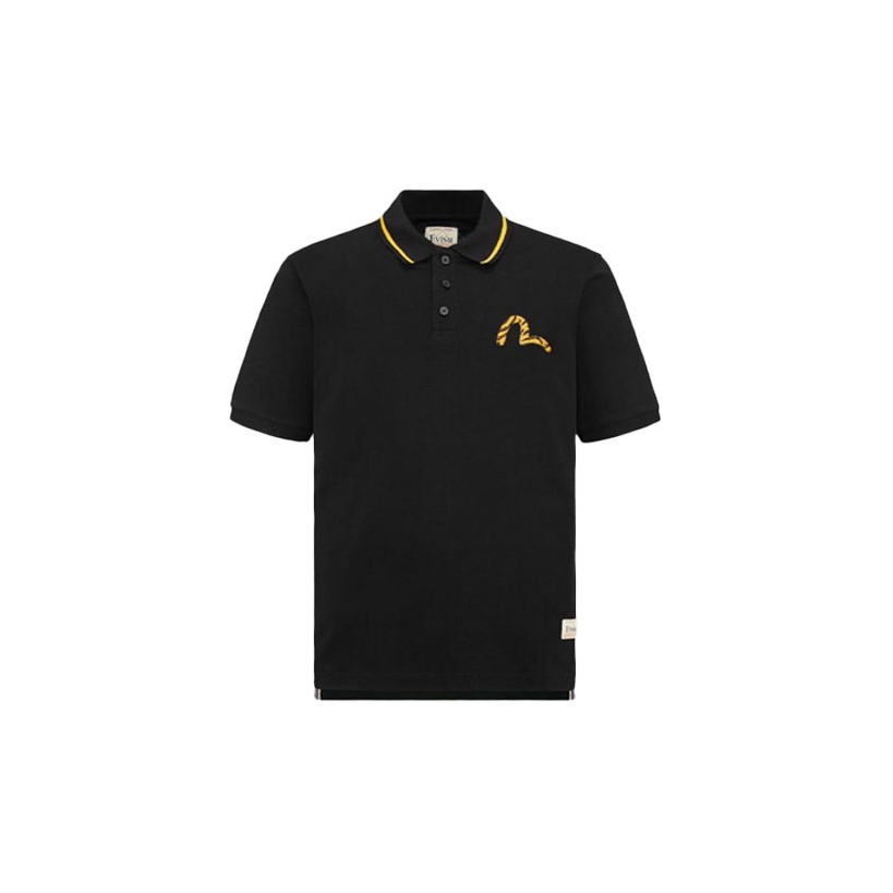 EVISU Polo Shirts Men Black - POIZON