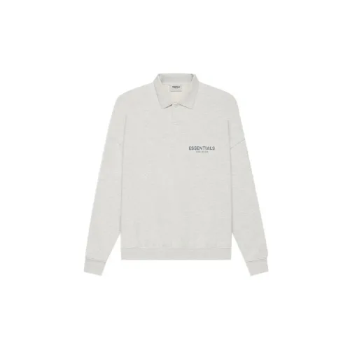 Fear Of God Essentials Polo Shirts Unisex Oatmeal