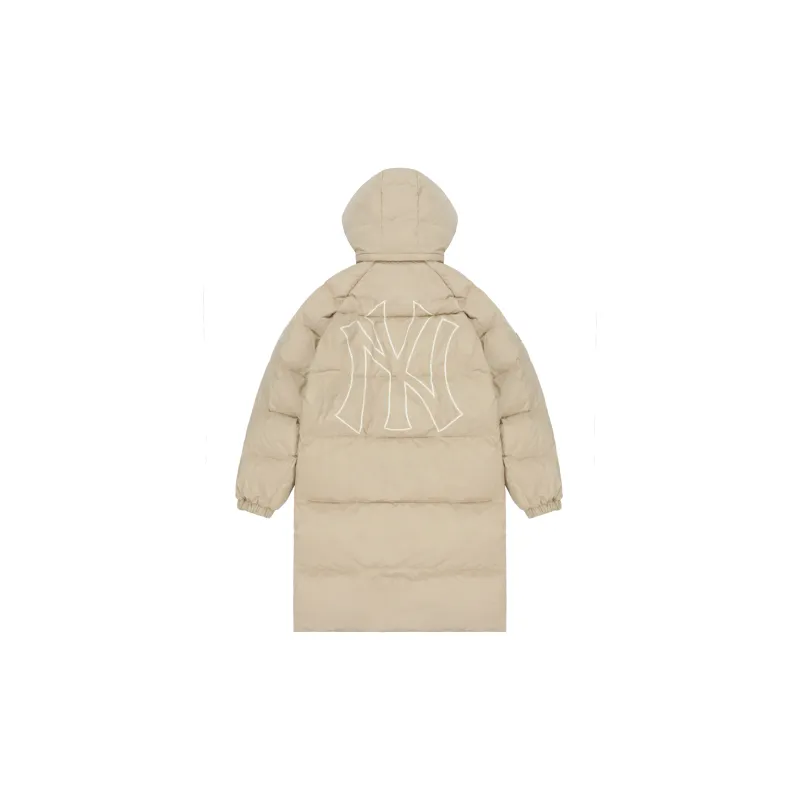 MLB Down Jacket Winter Long Unisex Khaki-1