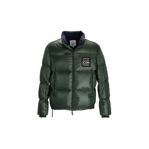 ARMANI EXCHANGE Down Jackets Men Green