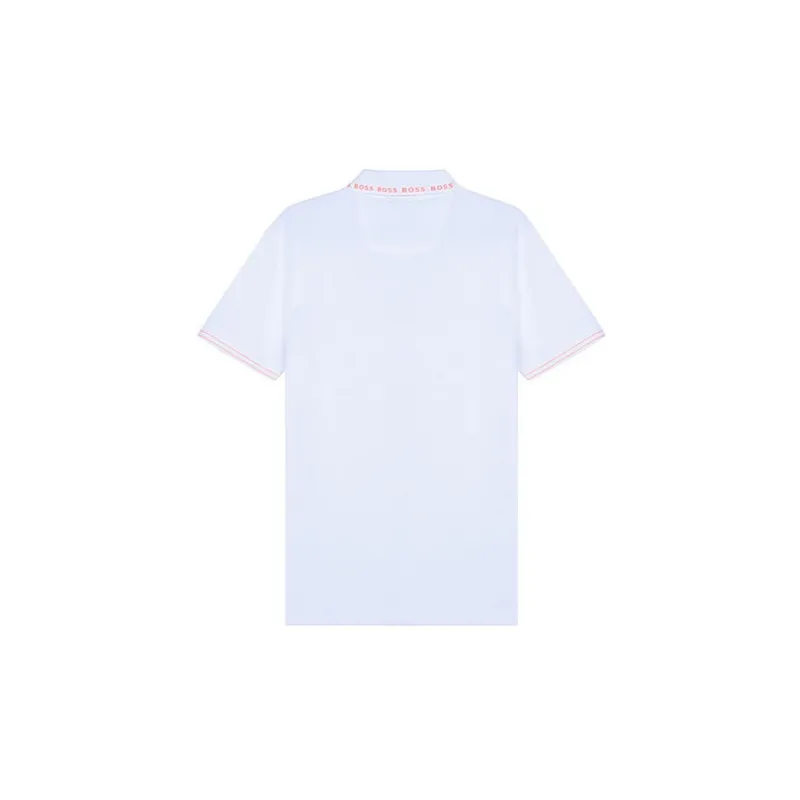 HUGO BOSS Short Sleeved Polo Shirt Men's White-1