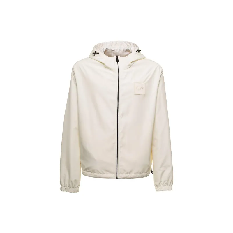 FENDI Ff Printed Hooded Reversible Jacket-2