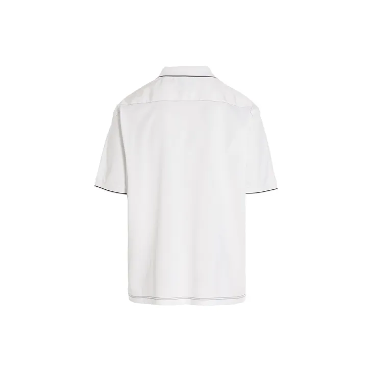 PRADA SS22 Polo Shirt Men's White-1