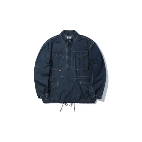 MADNESS Denim Jackets Men Blue