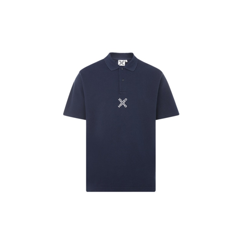 KENZO Polo Shirts Men Navy Blue POIZON