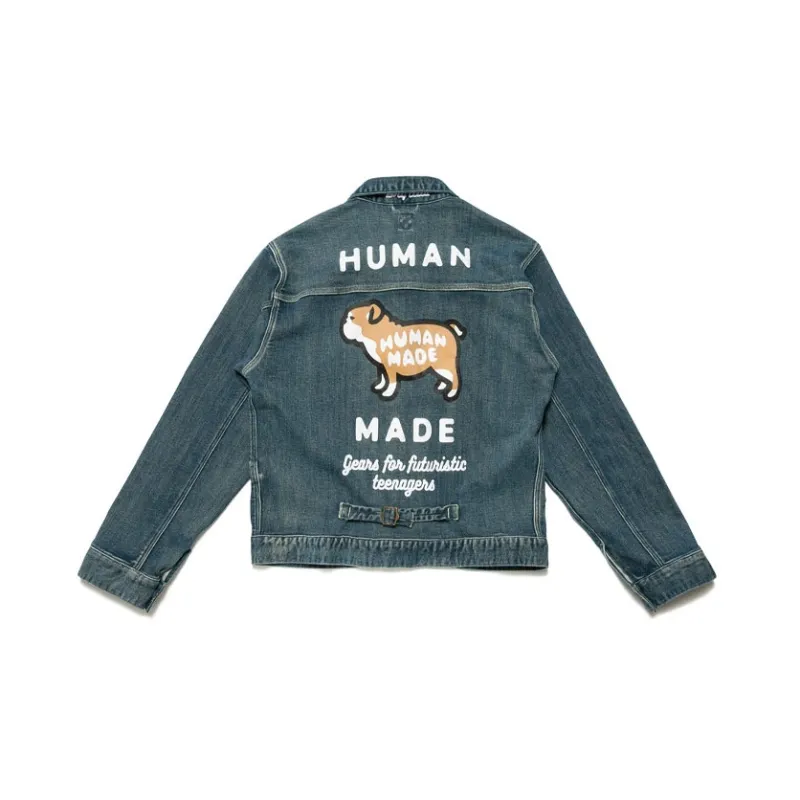 HUMAN MADE Denim Jackets Men Blue-1
