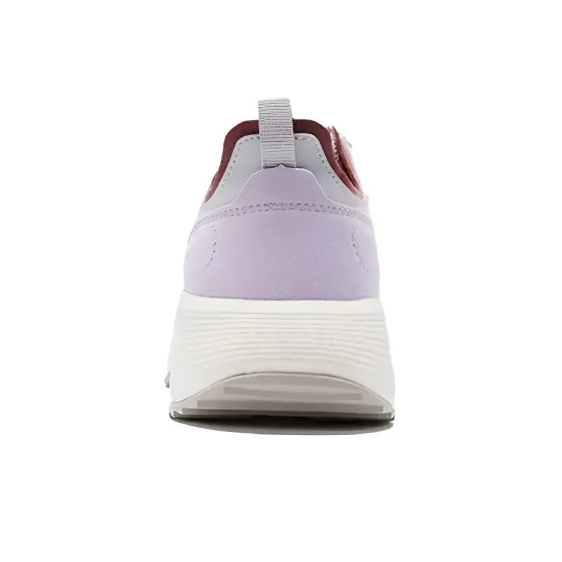 PEAK Casual Shoes Women's Low Top Light Gray/Embroidered Red-3
