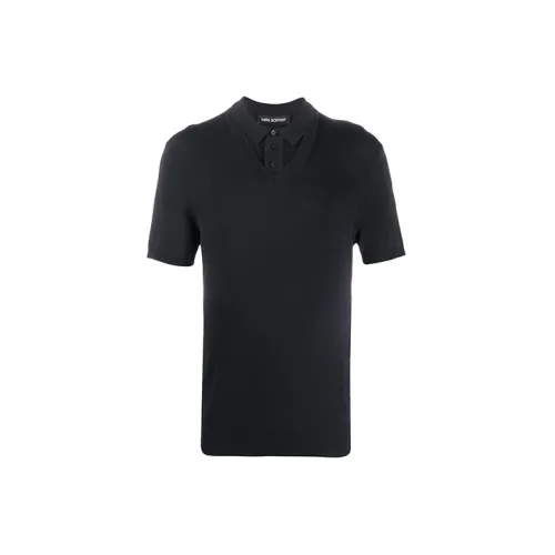 Neil Barrett Polo Shirts Men Black