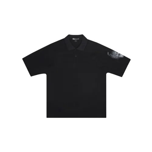 Y-3 Polo Shirts Unisex Black