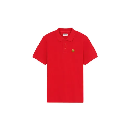 KENZO Polo Shirts Men Red