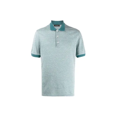 Ermenegildo Zegna Polo Shirts Men Green