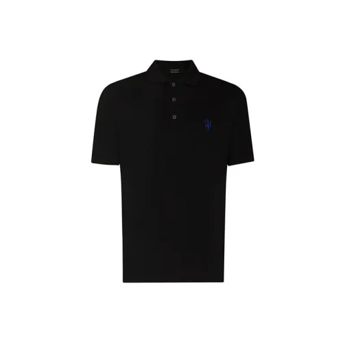 Maserati X Ermenegildo Zegna Polo Shirts Men Black