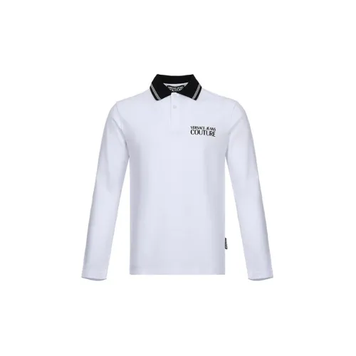 VERSACE JEANS COUTURE Polo Shirts Men White