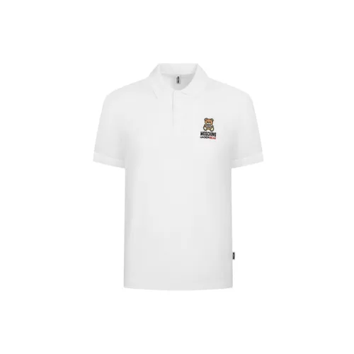 MOSCHINO Polo Shirts Men White