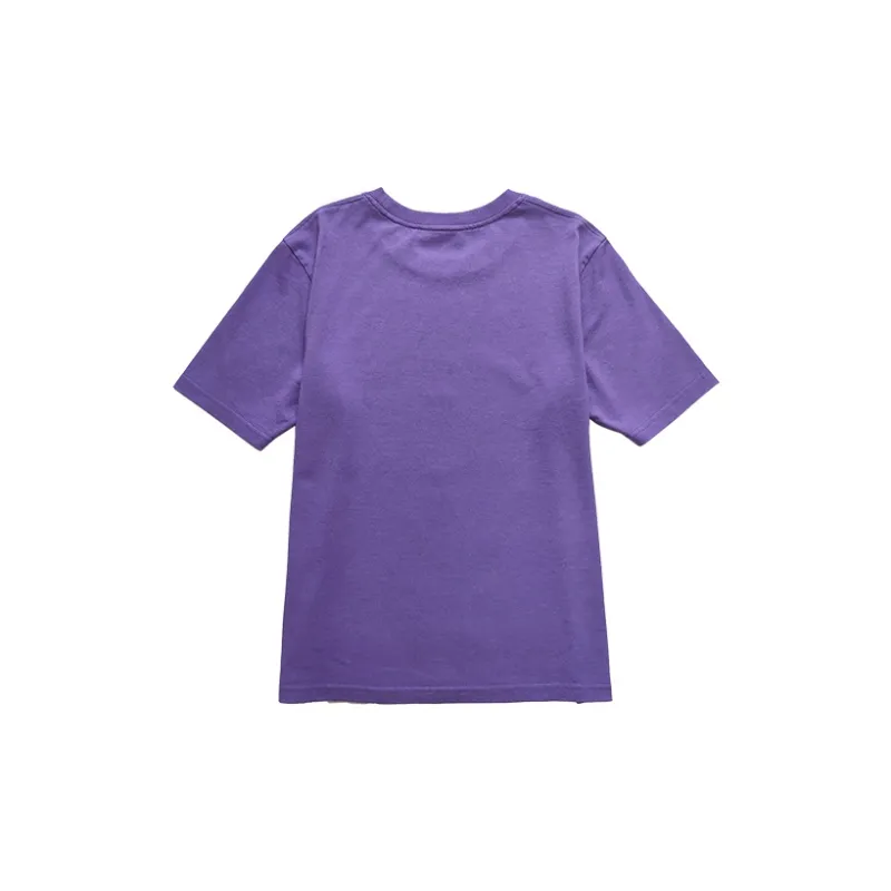 DEER AND FLYER T-Shirts Women's Dark Reddish Purple-1