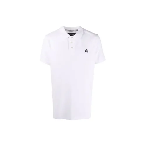 Moose Knuckles Polo Shirts Men White