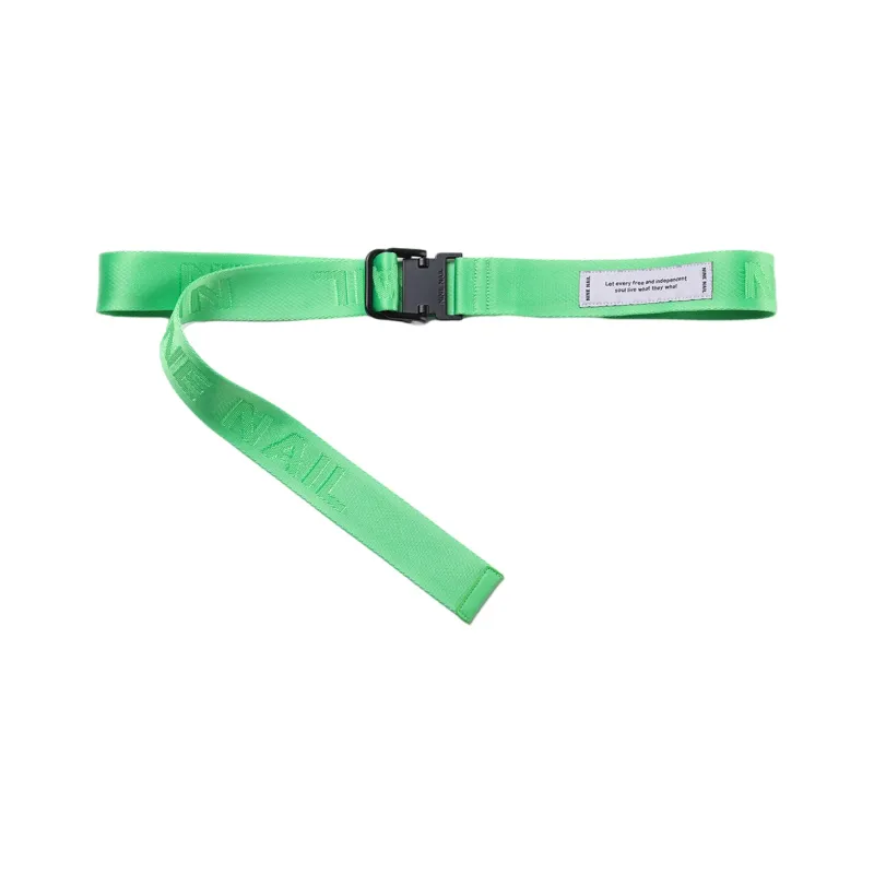 NINE NAIL Double Ring Buckle Nylon Canvas Belts Unisex Width 3.7cm-17