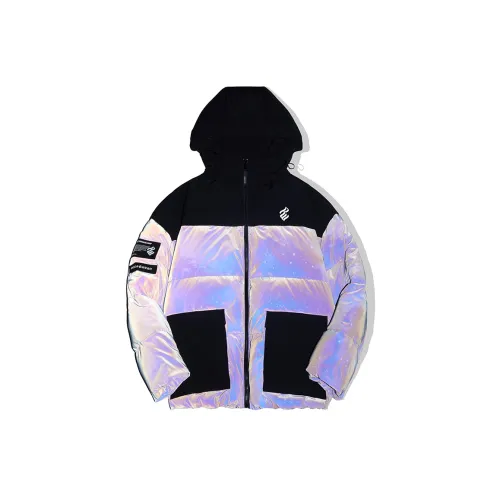 ROCAWEAR Down Jackets Unisex Iridescent Multicolor