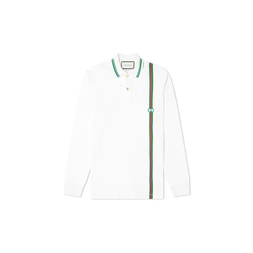 GUCCI Polo Shirts Men White