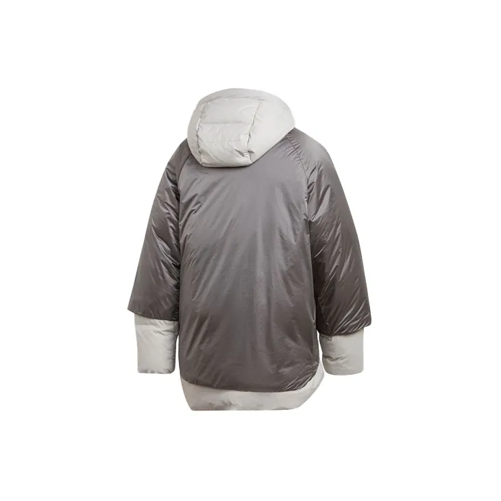 Adidas Down Jackets Women's Metallic Gray-2