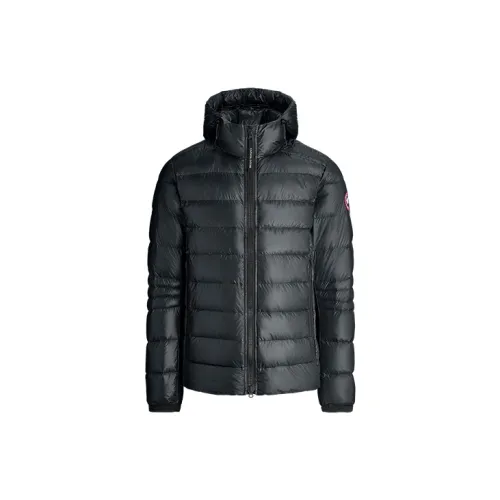 Canada Goose Crofton Down Jackets Men Charcoal Black