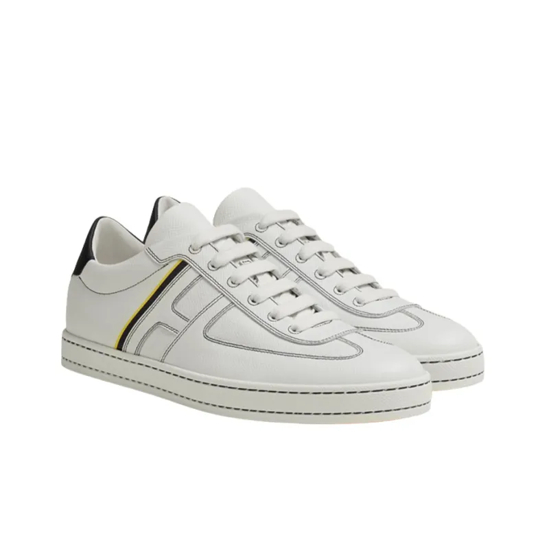 HERMES Stylish Skateboarding Shoes Men's White-2