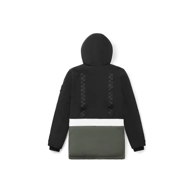 Vans Down Jacket Men's Black Gray-1