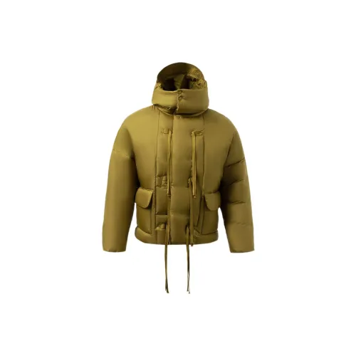 LINING Sports Fashion Collection Down Jackets Men Roasted Tea Green