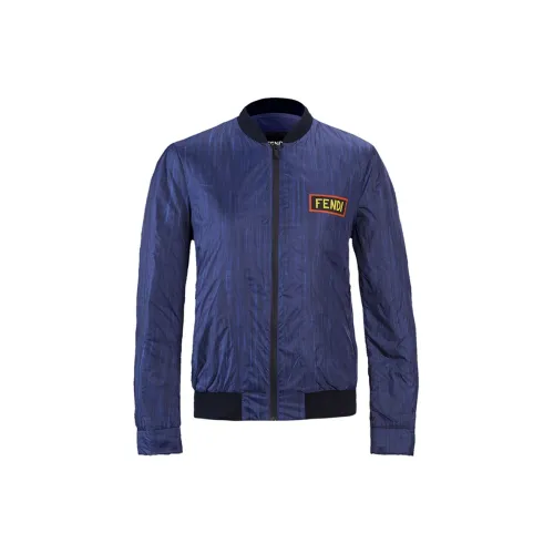 FENDI Down Jackets Men Blue