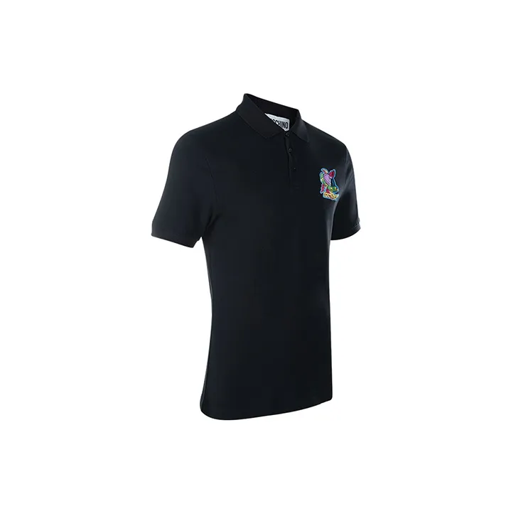 MOSCHINO Polo Shirts Men Black-2