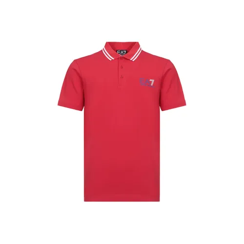 EMPORIO ARMANI Polo Shirts Men Red