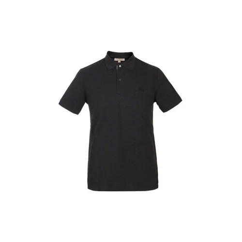 Burberry Polo Shirts Men Dark Gray