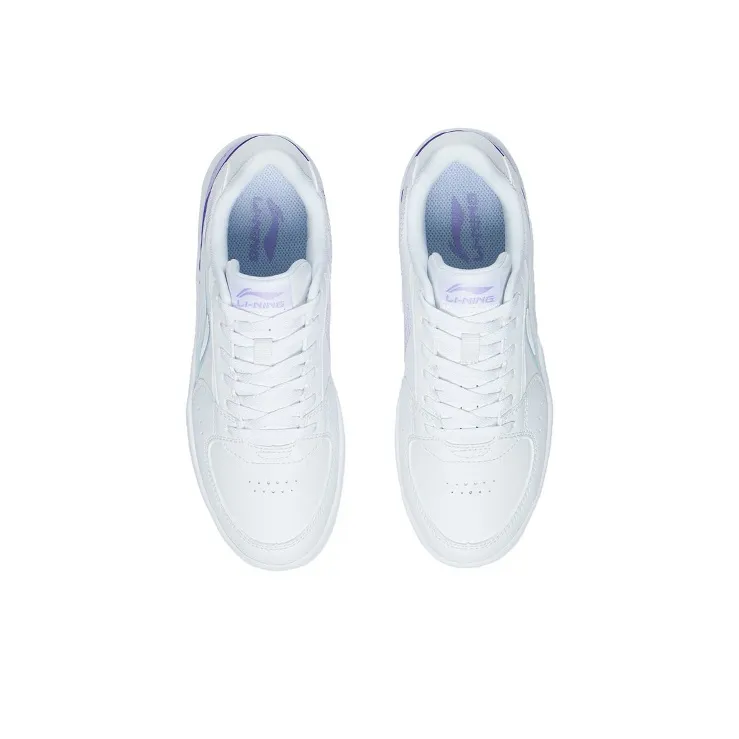 LiNing Galaxy Anti Slip Wear Resistant Low Top Skateboard Shoes Women's Lilac-3