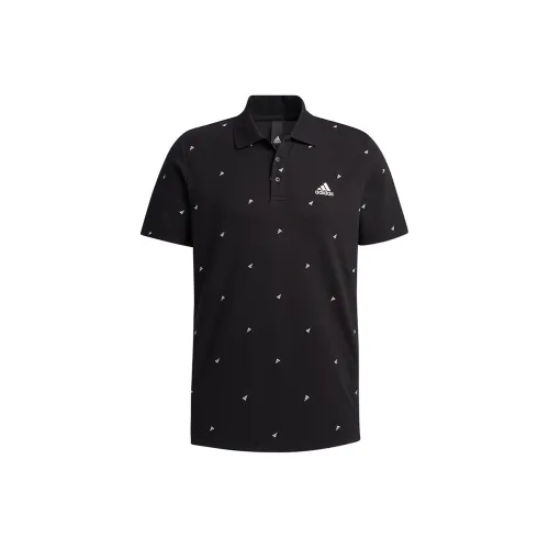 Adidas Polo Shirts Men Black