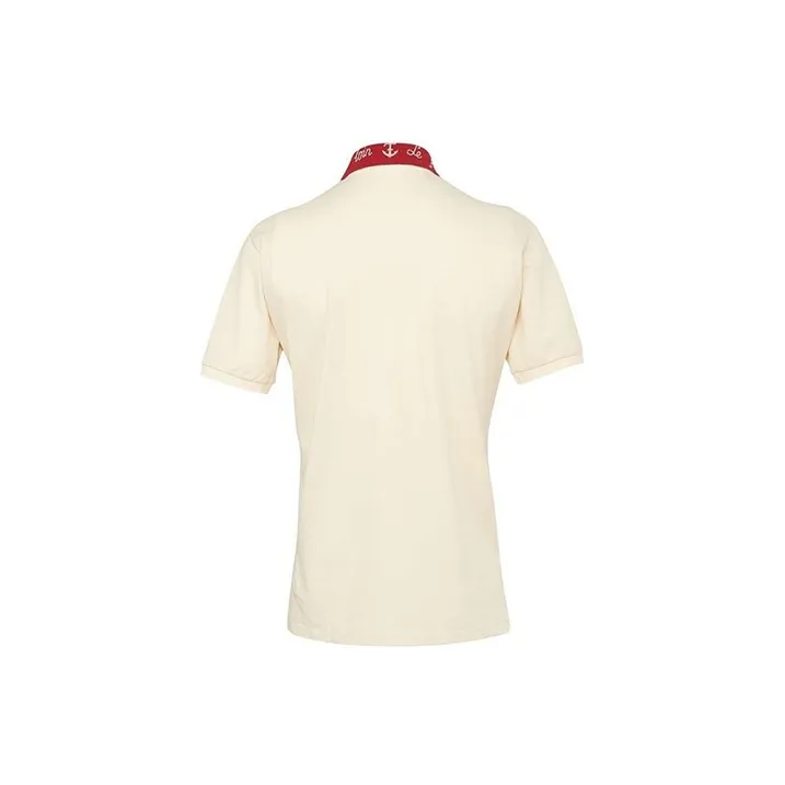 GUCCI Polo Shirts Men Ecru-1