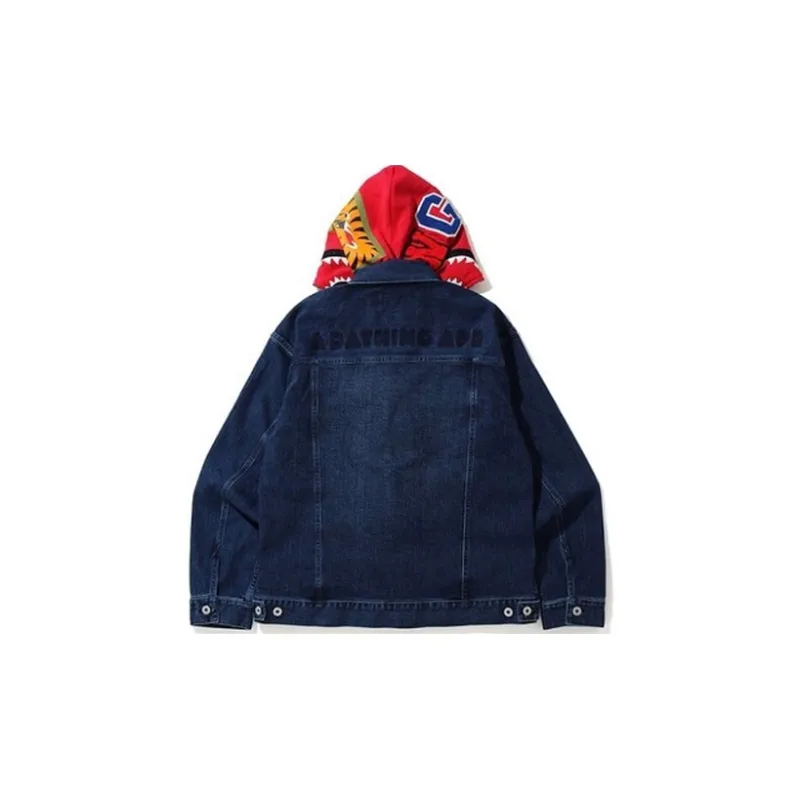 A BATHING APE Denim Jacket Unisex-5