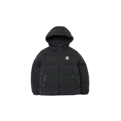 MLB Base Logo Down Jackets Unisex Black