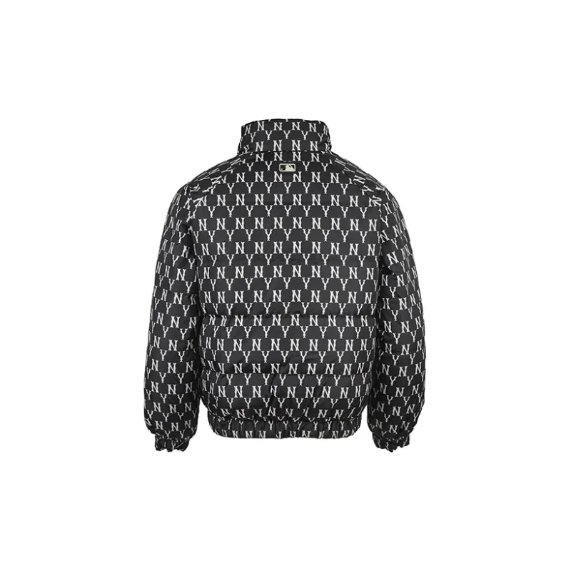 MLB Mlb Old Flower Down Jacket Winter Cropped Unisex Black-1